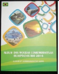Album para guardar as 17 moedas OLIMPIADAS rio 2016.
