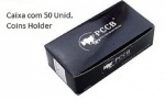 Material Numismático: Coins Holder – Caixa com 50 Unidades medida 20,5mm – Coins Holder são envelopes próprio para a guarda e conservação de Moedas, Fichas, Medalhas, de forma a não danificar é um material onde dá aparência bonita e sofisticada em sua col
