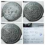 D. João V, Colônia. X Réis 1719 RI, cobre BC/MBC - F15. <br>Ref. Cat. Bentes 2022 Bentes 2022 MARCA para BC 130,00/ MBC 550,00/ SOB 1100,00 <br>Nº20