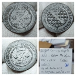 D. João Príncipe Regente, Colônia. X Réis 1803 coroa média, cobre MBC - F12. <br>Ref. Cat. Bentes 2022 Bentes 2022 MARCA para BC 320,00/ MBC 1000,00/ SOB 2200,00 <br>Nº30