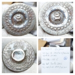 D. Pedro I Império. 40 Réis de 1827 G com carimbo geral de 10 Réis, MBC/BC - VF15. <br>Ref: Cat. Bentes 2022 Bentes 2022 MARCA para BC 400,00/ MBC 1100,00/ SOB 3000,00 <br>Nº32