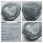 D. João Príncipe Regente XX Réis, defeito de cunho, 1816B MBC/SOB - VF35. <br>Ref. Cat. Bentes 2022 Bentes 2022 MARCA para BC 150,00/ MBC 450,00/ SOB 900,00 <br>Nº43