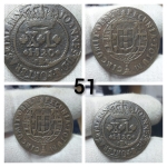 D. João VI, Reino Unido. XL Réis 1820B MBC - FV20. <br>Ref. Cat. Bentes 2022 Bentes 2022 MARCA para BC 100,00/ MBC 350,00/ SOB 1000,00 <br>Nº51
