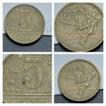 V253 moeda 5 cruzeiros de 1943. 
Nº17