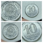 V268 moeda 20 centavos de 1961, alumínio. 
Nº23