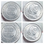 V081 moeda 100 réis de 1827. 
Nº36