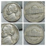 Moeda de prata. Estados Unidos, Five Cents 1940.
Nº69