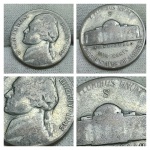 Moeda de prata. Estados Unidos, Five Cents 1942 S.
Nº70