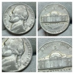 Moeda de prata. Estados Unidos, Five Cents 1943 S.
Nº72