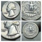 Moeda de prata. Estados Unidos 25 Cent 1941.
Nº101