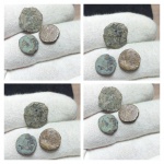Conjunto de 3 moedas Romanas para estudo e classificação. Nº314