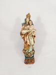 Imagem de Santa Nossa Senhora da conceição em estuque pintada . mede