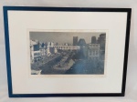 Quadro emoldurado fotografia do fotografo Cesar Barreto representando Arcos da Lapa. Medida: 48 cm x 30 cm e com moldura 73 cm x 55 cm