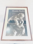 Quadro Poster Emoldurado Musée Rodin. Medida: 38 cm x 58 cm e com moldura 52 cm x 73 cm . considerado grandes volumes