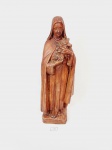Imagem de Santa Nossa Senhora em Estuque Pintado . Medida 29 cm altura