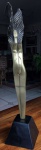 BELKISS DINIZ  - Escultura Bronze - PA - Mede: 79x17 cm 