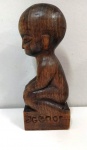 AGENOR - Escultura madeira - Mede:  30 cm 