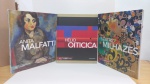 ARTES, 3 LIVROS: ANITA MALFATTI, BEATRIZ MILHAZES E  HÉLIO OITICICA