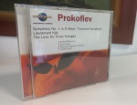 CD Sergei Prokofiev  Symphony No. 1 In D Major "Classical Symphony" - Lieutenant Kije - The Love For Three Oranges,  IMPORTADO, USADO EM BOM ESTADO, NÃO TESTADO, BOA APARÊNCIA