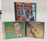 3 CDs:  WALDIR AZEVEDO E BRAGUINHA   **   BOM ESTADO GERAL 