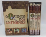 DVD - BOX O QUINTO DOS INFERNOS, 4 DVDs , USADO EM ÓTIMO ESTADO
