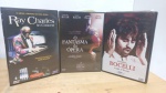DVD  RAY CHARLES, FANTASMA DA ÓPERA, ANDREA BOCCELLI** ,    EM PERFEITO ESTADO
