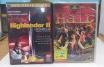 DVD: 2  HIGHLANDER II / HAIR ( LACRADO) EM BOM ESTADO GERAL