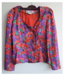 Blazer em poliéster estampado by Maggy Boutique Tam. M. (USA 8).