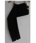 Calça comprida Fermina by Zara Woman em veludo na cor preta, Tam. M.
