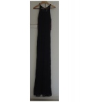 Vestido longo by Lily Sart C&A em linha acrílica na cor preta. Tam. G.