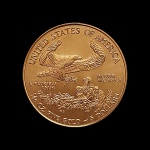 Moeda dos Estados Unidos - 5 Dollars `American Gold Eagle` - 2016 - Ouro (.917) • 3.39 g • 16.5 mm