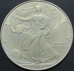 Moeda dos Estados Unidos - 1 Dollar - Silver Eagle - 2004 - Prata (.999) - 31.1gr - 40mm - 1 Oz 