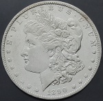 Moeda dos Estados Unidos - 1 Dollar Morgan - 1890 O - Prata (.900) - 26.7 g - 38 mm - KM# 110