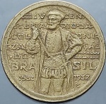 Moeda do Brasil - 1000 Reis - 1932 - IV Centenario da Colonizaçao do Brasil - Serie Vicentina - Bronze Aluminio - COLETÃO - LANCE LIVRE - Cat. AI V139 