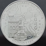 Moeda de San Marino - 10 000 Lire  - 1996 -  Euro - Prata (.835) • 22 g • 34 mm - KM#342