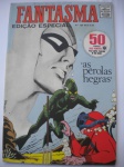 HQ - FANTASMA - EDIÇÃO ESPECIAL - Nº 128 - Sem data - Editora RGE - Formato americano <<<<< Aventura: AS PÉROLAS NEGRAS >>>> Revista em ótimo estado de conservação, contendo 68 páginas. OBS. Três micro furos de cupim.