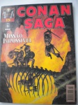 HQ - CONAN SAGA - Nº 15 - Sem data - Editora Abril - Formato pouco maior que o americano <<<< Aventura: MISSÃO IMPOSSÍVEL >>>>> Revista em ótimo estado de conservação, contendo 116 páginas. 
