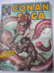 HQ - CONAN SAGA - Nº 16 - Sem data - Editora Abril - Formato pouco maior que o americano <<<<< Aventura INIMIGOS DEMAIS, e mais três aventuras >>>>> revista em ótimo estado de conservação, contendo 116 páginas. 