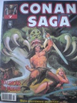 HQ - CONAN SAGA - Nº 7 - Agosto de 1994 - Editora Abril - Formato maior que o americano <<<<< Três Histórias Inéditas: Uma delas: A MALDIÇÃO DE MOLUB! >>>>> Revista em ótimo estado de conservação, contendo 100 páginas.