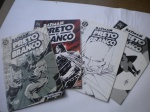 HQ - (LOTE COM 4) - BATMAN - PRETO E BRANCO - Ano 1998 - Editora Abril - Formato americano <<<<<< MINI-SÉRIE MENSAL EM 4 EDIÇÕES >>>>>> As 4 revistas em ótimo estado de conservação, contendo com 42 páginas cada. 