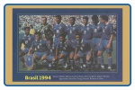 Poster: COPA DO MUNDO 1994 - BRASIL CAMPEÃO - (Copa do Mundo Fifa 1994) - Foto Seleção Brasileira - Formato 20 cm X 30 cm - Material de procedência brasileira, porém a reprodução fotográfica é de poster publicado nos Estados Unidos. Ótimo estado de conservação.