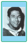 Poster: GARRINCHA - CRAQUE DO BOTAFOGO, ANOS DE 1960 - Formato 20 cm X 30 cm - Material de procedência francesa, porém reprodução fotográfica de poster publicado nos Estados Unidos, sem identificação de data - Ótimo estado de conservação.