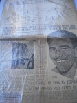 Futebol - Jornal - O DEBATE - Nº 259 - Ano V - Belo Horionte, 6 de Julho de 1958 - Formato Stander << JORNAL PUBLICADO EM BELO HTE >> Diretor Oswaldo Nobre - Matéria de Capa - O passe de Vavá foi estipulado em 10 milhões pelo Vasco da gama - Um caderno em bom estado de conservação.