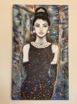Artista Adriana Santos - BONEQUINHA DE LUXO - Acrílica sobre tela - 60 X 100 cm.