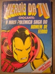 HQ - HERÓIS DA TV - Nº 76 - 02-10-85 - Editora Abril - Formatinho <<<<< CHOCANTE: A MAIS POLÊMICA SAGA DFO HOMEM DE FERRO >>>>> Revista em bom para muito bom estado de conservação, contendo 84 páginas, em cores.