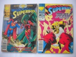 HQ - (Lote com 2) - SUPERBOY - REVISTA DE AÇO - Nº 4 e 12 - Editora Abril - Formatinho - Lote em bom e muito bom estado de conservação.