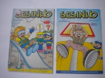 Gibi - Lote com 2 - SESINHO nº 15 e 27 (formatinho), em ótimo estado de conservação. Revista educativa, editada pelo SESI