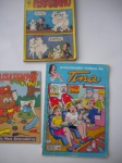 Gibi - Lote com 3 - GIBIZINHO AS MELHORES PIADAS DO PENADINHO nº 18, Editora Abril, em bom estado de conservação - GIBIZINHO PASSATEMPOS MINI nº 3, Editora Sol, em muito bom estado de conservação - ALMANAQUE DA TINA nº 9, Editora Panini, em regular para bom estado de conservação