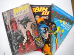 Gibi - Lote com 3 - BARMAN ANUAL nº 1, em bom estado, com a capa plastificada e marca de dobra - ROBIN III, Mini-série quinzenal em 3 edições (O Dia da Caçadora, Parte dois), em muito bom estado de conservação - ROBIN 3000, Mini-série em duas edições quinzenais, Parte dois, em muito bom estado de conservação - as três no formato americano - Editora Abril