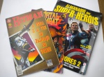 Gibi - Lote com 3 - HITMAN nº 2, Editora Magnum - MORTAL COMBAT (Segundo Fascículo da Coleção), Editora Escala - ALMANAQUE DOS SUPER-HERÓIS, Os Vingadores nº 2 - Editora Alto Astral - Os dois primeiros no formato americano, o trerceiro um pouco maior - Todos em muito bom estado de conservação